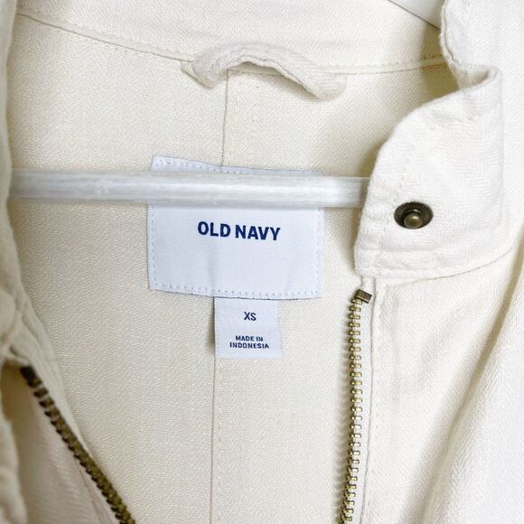 OLD NAVY Safari Utility Linen Blend Jacket - Picture 4 of 9